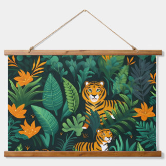 Tapisserie Suspendue Roar & Explore Rainforest Botanical
