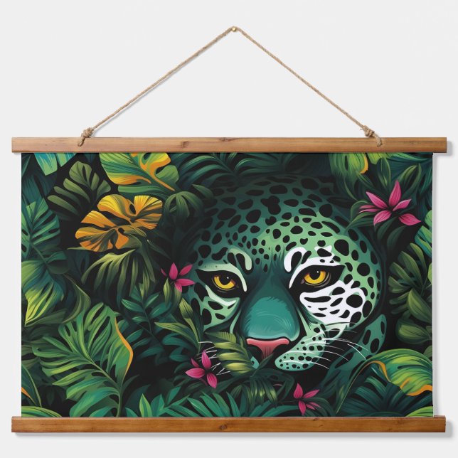 Tapisserie Suspendue Roar & Explore Rainforest Botanical (Devant)