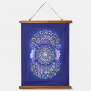 Tapisserie Suspendue Rosace bleue