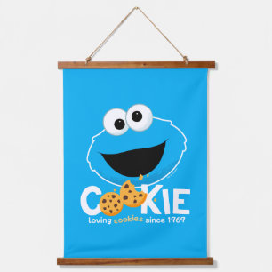 Tapisserie Suspendue Rue Sésame Cookie Monster Lookies