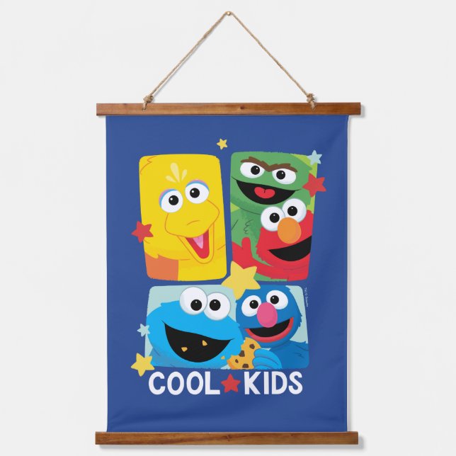 Tapisserie Suspendue Rue Sésame | Enfants Cool (Recto)