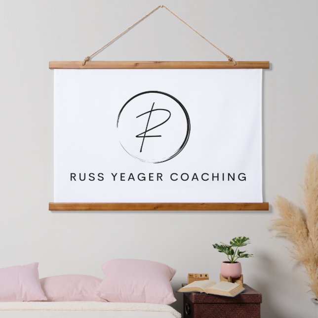 Tapisserie Suspendue Russ Yeager Coaching Signature Logo (Chambre à coucher)