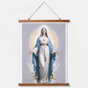 Tapisserie Suspendue Sainte Vierge Marie chrétienne catholique