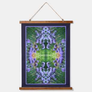 Tapisserie Suspendue Scallion violet Fleurs Abstraites Orton
