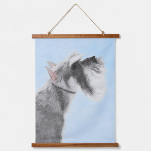 Tapisserie Suspendue Schnauzer (Giant, Standard) Peinture - Chien Art