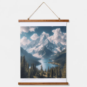 Tapisserie Suspendue Sérénité des montagnes majestueuses