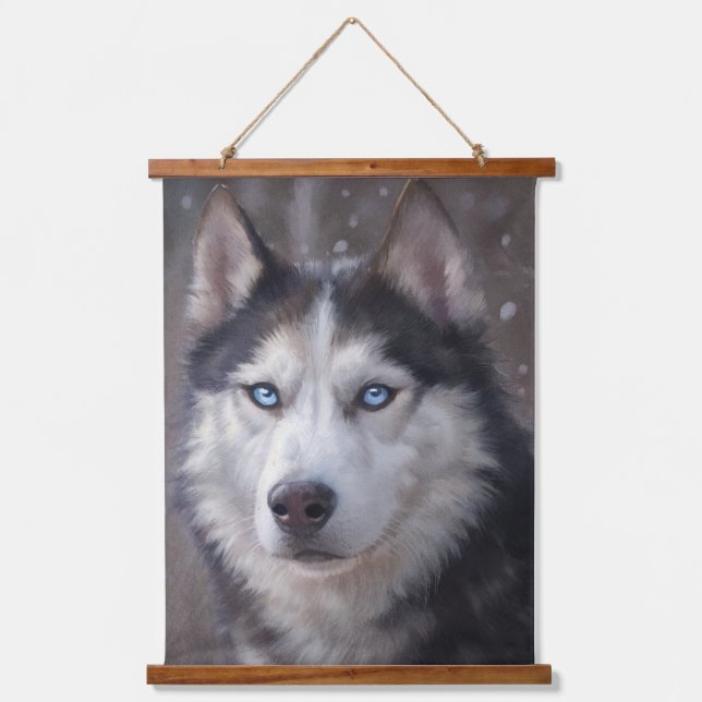 Tapisserie Suspendue Sibérien Husky (Recto)
