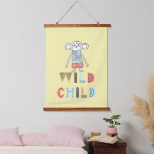 Tapisserie Suspendue Singe Scandie Sauvage