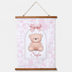 Tapisserie Suspendue Sofia Conception personnalisée d'ours en peluche