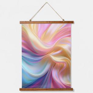 Tapisserie Suspendue Soie pastel colorée