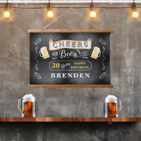 Soirées et bières à 30 ans fête d'anniversaire