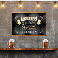 Soirées et bières à 50 ans fête d'anniversaire