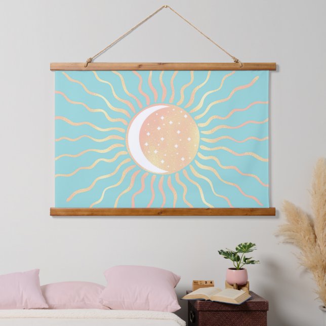 Tapisserie Suspendue Soleil Et Lune (Chambre à coucher)