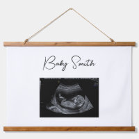 Sonogramme de bébé personnalisé Ultrasons Bois hac
