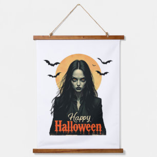 Tapisserie Suspendue Sorcière gothique d'Halloween