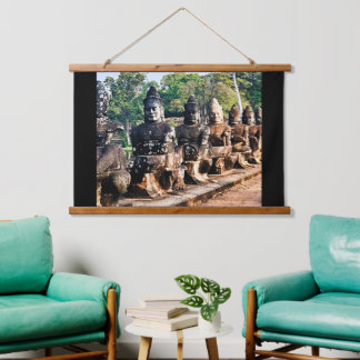 Tapisserie Suspendue Statues de dieux d'Angkor Thom