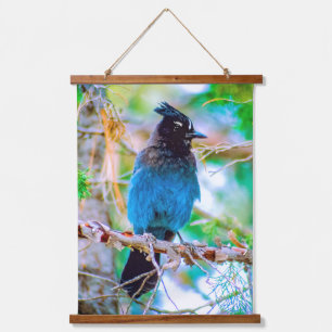 Tapisserie Suspendue Steller's Jay - Photographie originale
