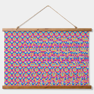 Tapisserie Suspendue Stéréogramme cœur mains 3D design art suspendu