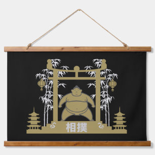 Tapisserie Suspendue Sumo Wrestler
