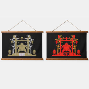 Tapisserie Suspendue Sumo Wrestler