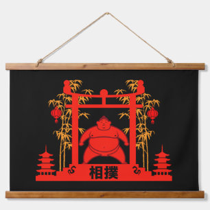 Tapisserie Suspendue Sumo Wrestler