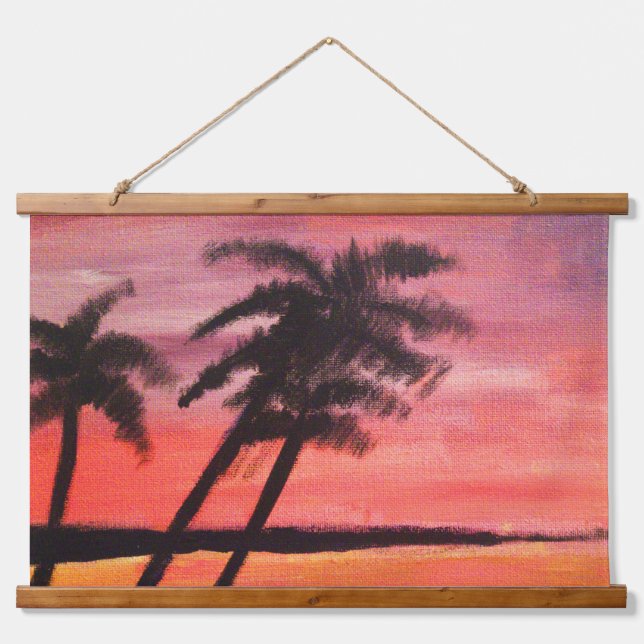Tapisserie Suspendue Sunset In The Tropics (Devant)