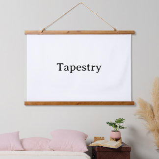 Tapisserie Suspendue Supprimer ce texte et ajouter votre propre design 