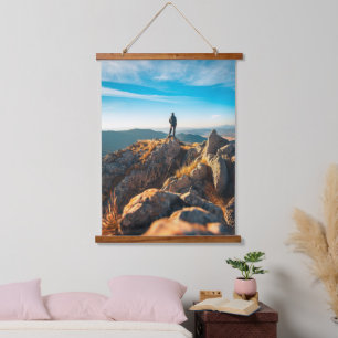 Tapisserie Suspendue Sur les rochers d'automne majestueux