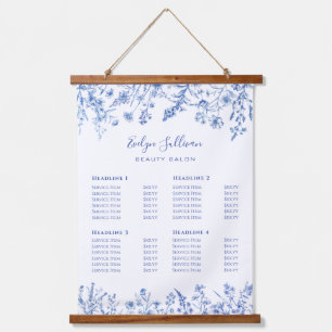 Tapisserie Suspendue Tarif Fleur sauvage bleu français