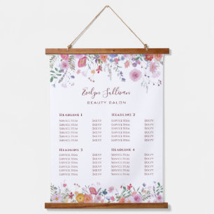 Tapisserie Suspendue Tarif Fleur sauvage frais Hanging Tapestry