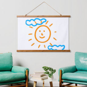 Tapisserie Suspendue Télécharger des enfants Dessiner Transformer des e