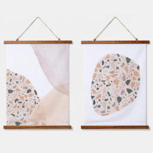 Tapisserie Suspendue Terrazzo abstrait