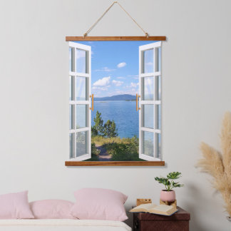 Tapisserie Suspendue Thème nature Vue sur le lac
