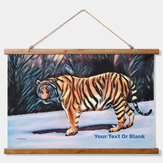 Tapisserie Suspendue Tigre de Sibérie (Devant)