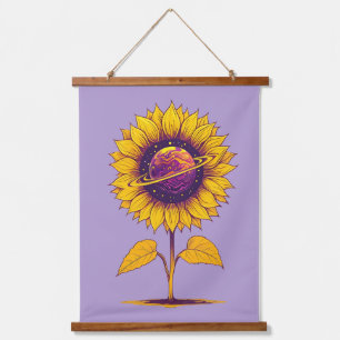 Tapisserie Suspendue Tournesol Saturn