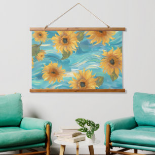 Tapisserie Suspendue Tournesols