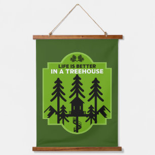 Tapisserie Suspendue Treehouse Living