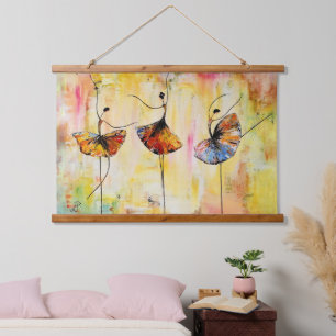 Tapisserie Suspendue Trio Ballet