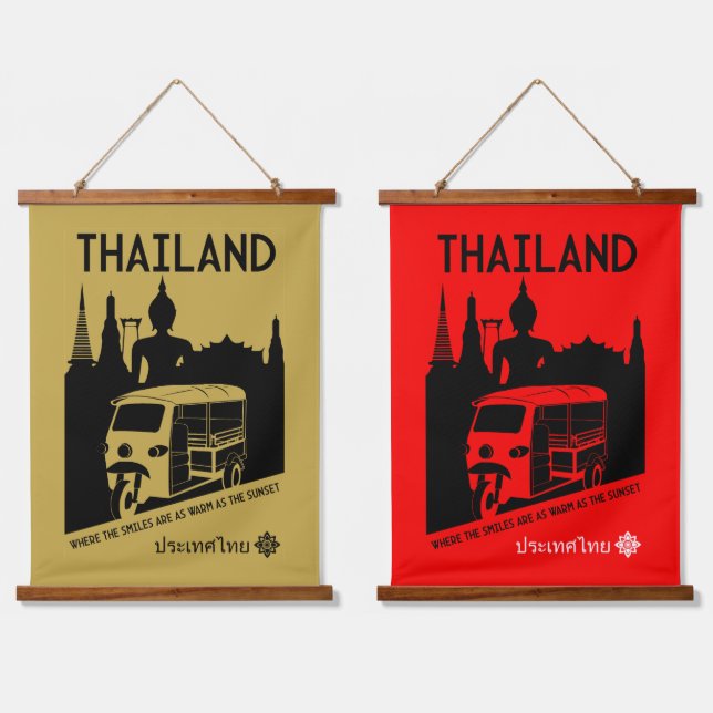 Tapisserie Suspendue Tuk Tuk Thaïlande (Double)