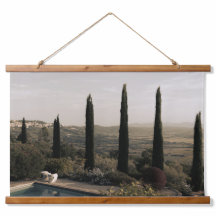 Tuscan landscape hidden behind cypresses (2024)