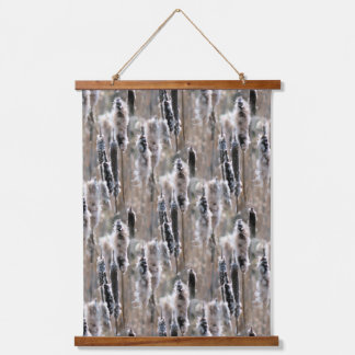 Tapisserie Suspendue Typhas duveteux motif de la nature