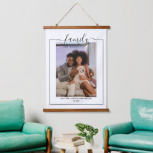 Typographie de famille de photos personnalisée