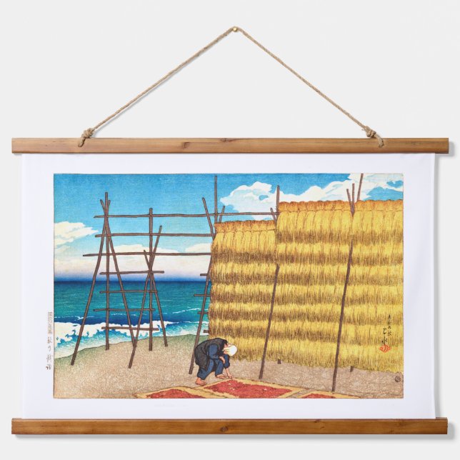 Tapisserie Suspendue ukiyoe [hasui] C16 Automne à Koshiji (Devant)