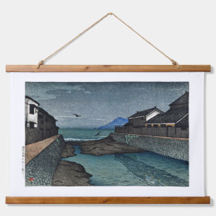 Tapisserie Suspendue ukiyoe [hasui] C17 rivière Hori, Obama