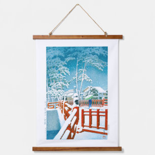 Tapisserie Suspendue Ukiyoe - hasui - No.24 Pont Yakumo le Nagata ...