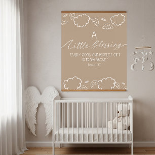 Tapisserie Suspendue Une petite bénédiction de la nurserie Jacques 1:17