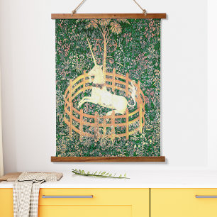 Tapisserie Suspendue Unicorne En Captivité