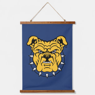 Tapisserie Suspendue Université d'État NCA&T   Tête de Bulldog
