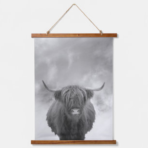 Tapisserie Suspendue Vache des Highlands, Art rustique de maison de cam