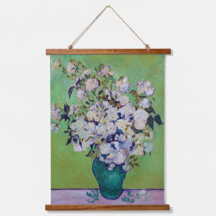 Tapisserie Suspendue Vase de roses, Vincent van Gogh